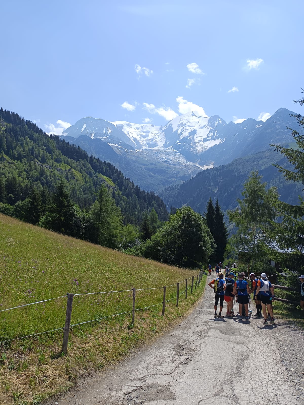 Tour du Mont-Blanc — Jour 1 — Les Houches → Les Contamines